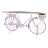 Hall DKD Home Decor Light Pink 180 x 41 x 94 cm Bicycle-0