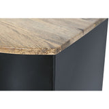 Centre Table DKD Home Decor Black Iron Mango wood 120 x 45 x 45 cm-2
