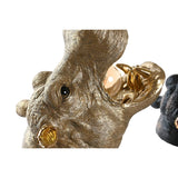 Wall Light DKD Home Decor Copper Golden 50 W Colonial Hippopotamus 220 V 35 x 23 x 34 cm (2 Units)-3
