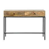 Console DKD Home Decor Metal Mango wood 108 x 38 x 76 cm-6