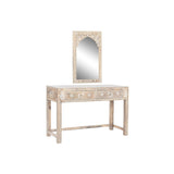 Console DKD Home Decor Natural Mango wood Mirror 117 x 40 x 76 cm-0