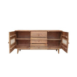 Sideboard DKD Home Decor Natural Wood 160 x 38 x 75 cm-1