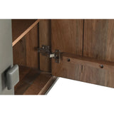 Sideboard DKD Home Decor Dark grey Wood 177 x 38 x 75 cm-4