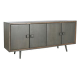 Sideboard DKD Home Decor Dark grey Wood 177 x 38 x 75 cm-0