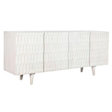 Sideboard DKD Home Decor 177 x 40 x 75 cm White Mango wood-0