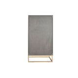 Cupboard DKD Home Decor 70 x 38 x 140 cm Golden Wood Dark grey-6