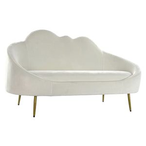 Sofa DKD Home Decor White Metal Clouds Scandi 155 x 75 x 92 cm-0