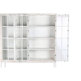Shelves DKD Home Decor White Black Metal Mango wood 170 x 45 x 200 cm-5
