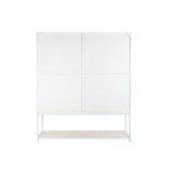 Shelves DKD Home Decor White Black Metal Mango wood 170 x 45 x 200 cm-1
