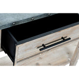 Console DKD Home Decor Wood Aluminium 160 x 40,5 x 81 cm-3