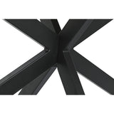 Dining Table DKD Home Decor Black Natural Metal Mango wood 200 x 100 x 76 cm-2