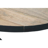 Centre Table DKD Home Decor Natural Metal Mango wood 130 x 70 x 45 cm-3