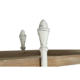 Shelves DKD Home Decor White Natural Metal Fir Fir wood 40 % Metal 190 x 40 x 200 cm-3