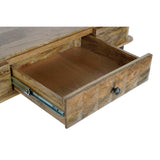 Centre Table DKD Home Decor 116 x 60 x 46 cm Metal Aluminium Mango wood-7