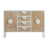 Sideboard DKD Home Decor Fir Metal White 120 x 35 x 80 cm-10