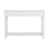 Console DKD Home Decor 120 x 40 x 84,5 cm Fir White MDF Wood-5