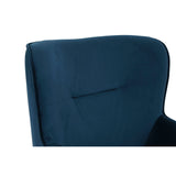 Armchair DKD Home Decor Blue Black Metal 68 x 76 x 90 cm-5