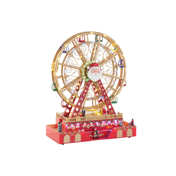 Christmas bauble DKD Home Decor Water wheel Red Multicolour Resin Christmas 38 x 17 x 49 cm-0