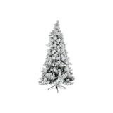 Christmas Tree DKD Home Decor White Green Polyethylene Snowfall 140 x 140 x 210 cm-0