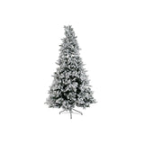 Christmas Tree DKD Home Decor White Green Polyethylene Snowfall 140 x 140 x 210 cm-0