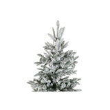 Christmas Tree DKD Home Decor White Green Polyethylene Snowfall 140 x 140 x 210 cm-3