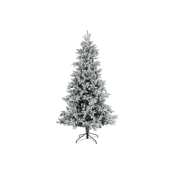 Christmas Tree DKD Home Decor White Green Polyethylene Snowfall 140 x 140 x 210 cm-0