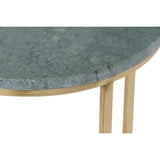 Set of 2 tables DKD Home Decor Green Golden 46 x 46 x 58 cm-2