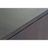 TV furniture DKD Home Decor 140 x 40 x 55 cm Black Metal Acacia-1