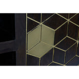 TV furniture DKD Home Decor 140 x 40 x 55 cm Black Metal Acacia-3