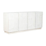 Sideboard DKD Home Decor White Cream Mango wood 180 x 40 x 80 cm-0