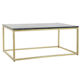 Centre Table DKD Home Decor Black Golden Marble Iron 100 x 61 x 43 cm-0