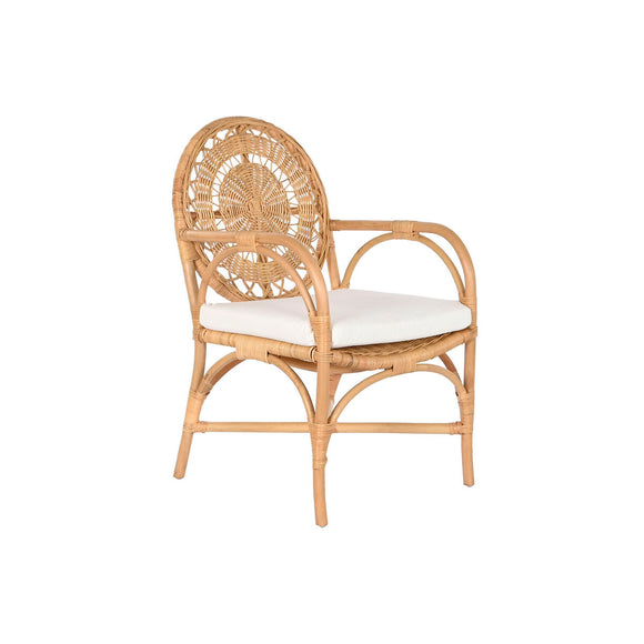 Chair DKD Home Decor White Natural 55 x 65 x 90 cm-0