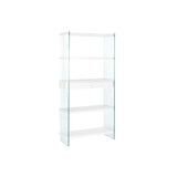 Shelves DKD Home Decor White Transparent Crystal MDF Wood 90 x 35 x 180 cm (1)-0