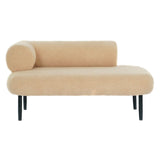 Sofa DKD Home Decor Black Beige Metal Scandi 127,5 x 73,5 x 64 cm-1