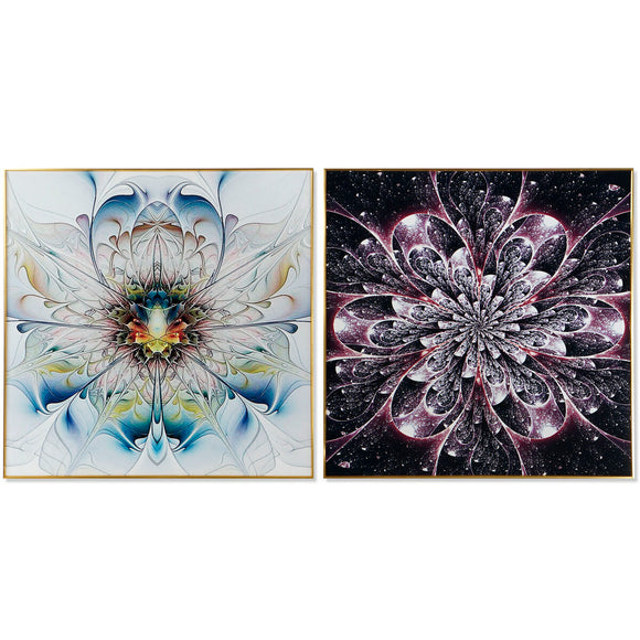 Painting DKD Home Decor Aluminium MDF Wood 80 x 3 x 80 cm-0