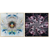 Painting DKD Home Decor Aluminium MDF Wood 80 x 3 x 80 cm-0