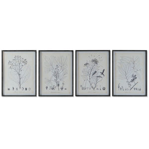 Painting DKD Home Decor Modern Botanical plants 45 x 2,5 x 60 cm (4 Units)-0