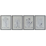 Painting DKD Home Decor Modern Botanical plants 45 x 2,5 x 60 cm (4 Units)-0
