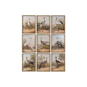 Painting DKD Home Decor Oriental Heron 45 x 3 x 60 cm (9Units)-0