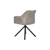 Chair DKD Home Decor Black Grey 55 x 58 x 83 cm-3