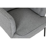 Armchair DKD Home Decor Grey Metal 65 x 73 x 79,5 cm-1