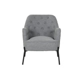 Armchair DKD Home Decor Grey Metal 65 x 73 x 79,5 cm-3