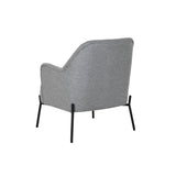 Armchair DKD Home Decor Grey Metal 65 x 73 x 79,5 cm-2