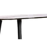 Side table DKD Home Decor Black Golden Aluminium Brass 78 x 45 x 40 cm (2 Units)-2