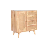 Sideboard DKD Home Decor Natural Metal Rubber wood 73,5 x 35 x 78 cm-0