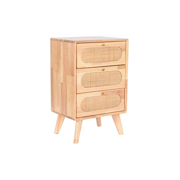 Chest of drawers DKD Home Decor Natural Metal Rubber wood 40 x 30 x 63 cm-0