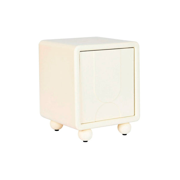 Nightstand DKD Home Decor White MDF Wood 45 x 40 x 55 cm-0