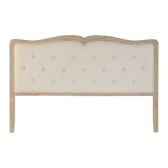 Headboard DKD Home Decor Beige Rubber wood 160 x 10 x 120 cm-0