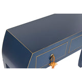 Console DKD Home Decor Blue Golden Fir MDF Wood 96 x 26 x 80 cm-6