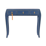 Console DKD Home Decor Blue Golden Fir MDF Wood 96 x 26 x 80 cm-2